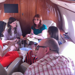 Tight squeeze location shoot on a learjet – Dallas, Texas
